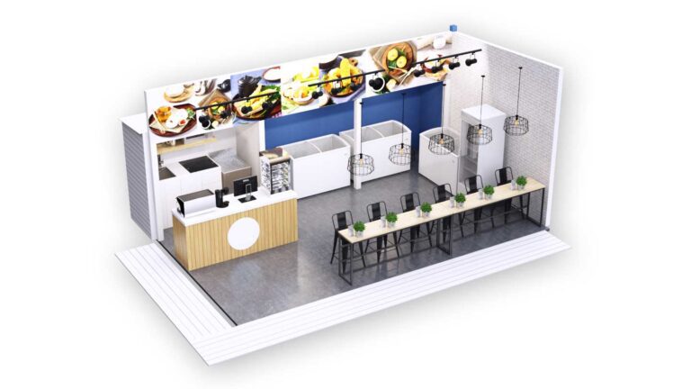 ออกแบบร้านอาหาร ออกแบบตกแต่งร้านอาหาร ร้านอาหารขนาดเล็ก