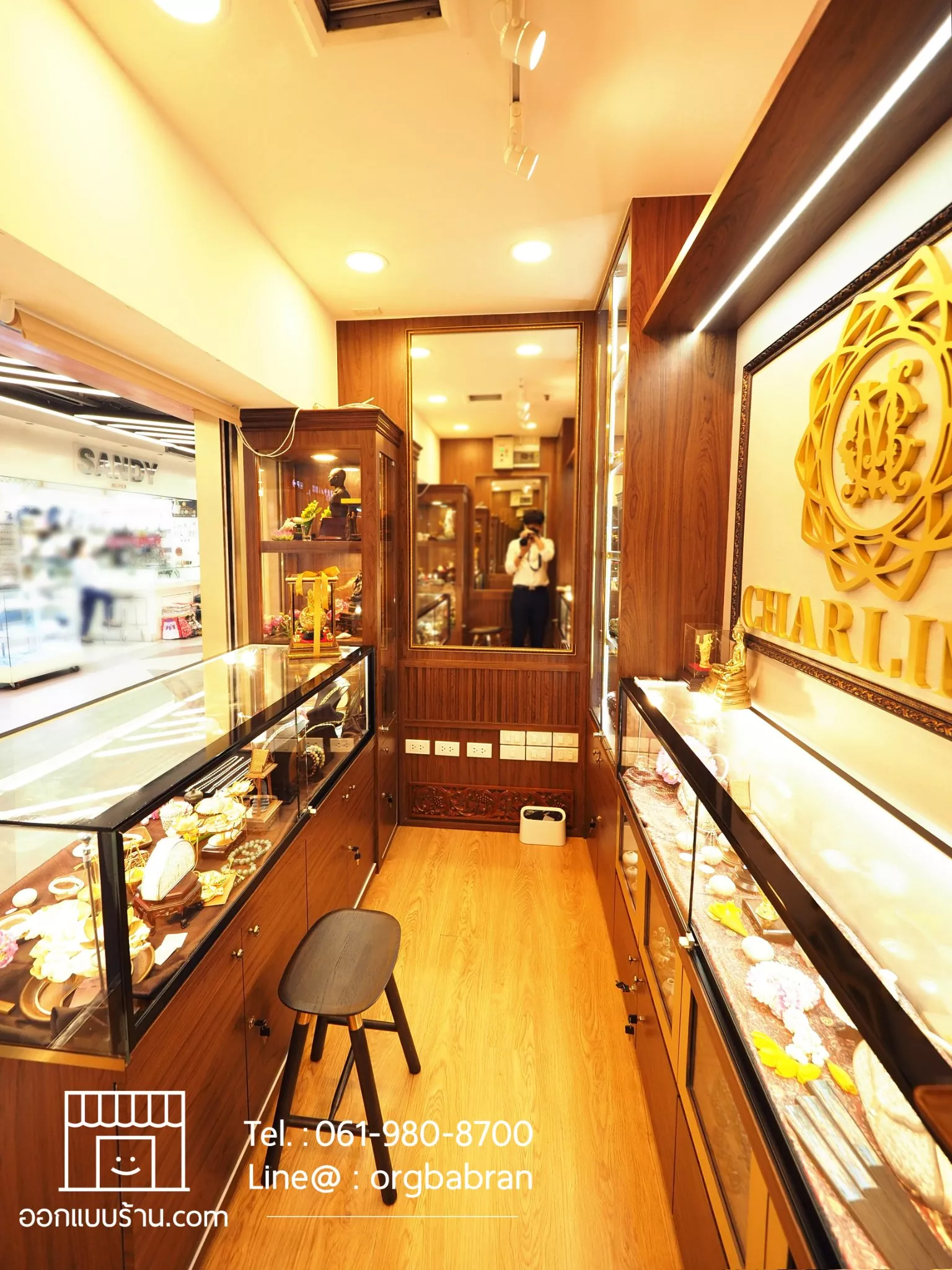 ออกแบบตกแต่งภายใน ร้านค้าขนาดเล็ก ร้านขายของ จิวเวอร์รี่ 01