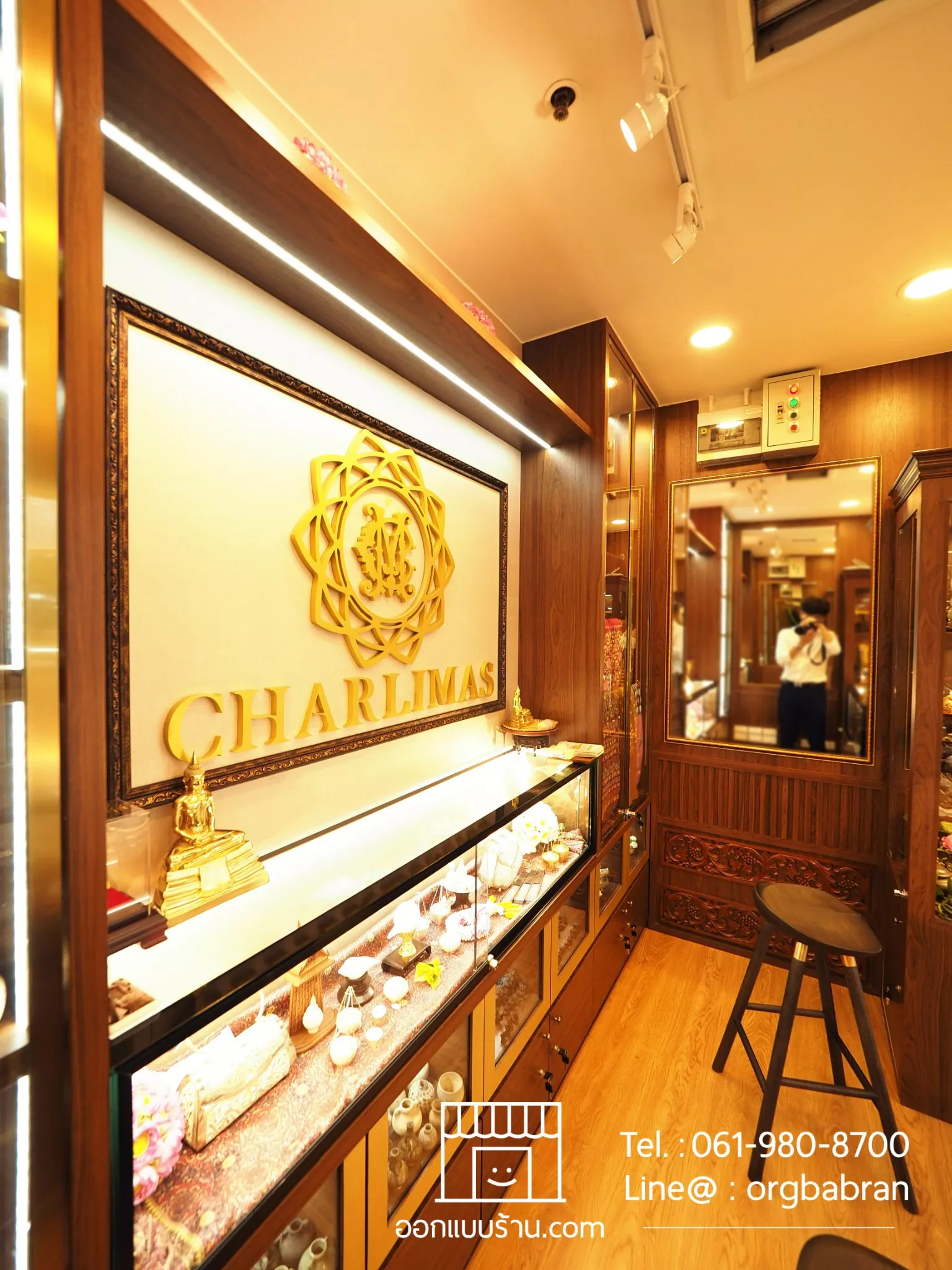 ออกแบบตกแต่งภายใน ร้านค้าขนาดเล็ก ร้านขายของ จิวเวอร์รี่ 01