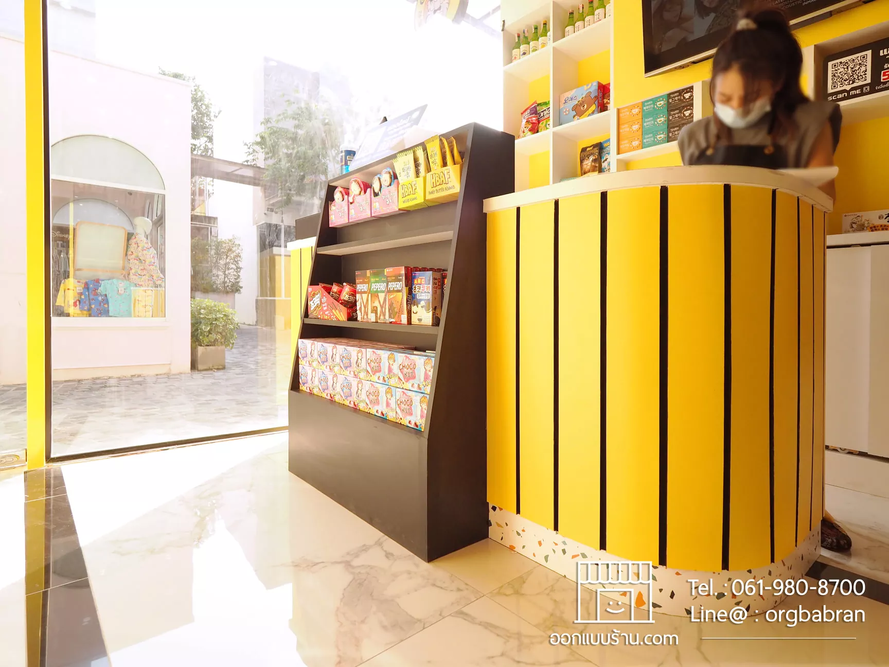 ออกแบบตกแต่งภายใน ร้านค้าขนาดเล็ก ร้านขายของ มินิมาร์ท