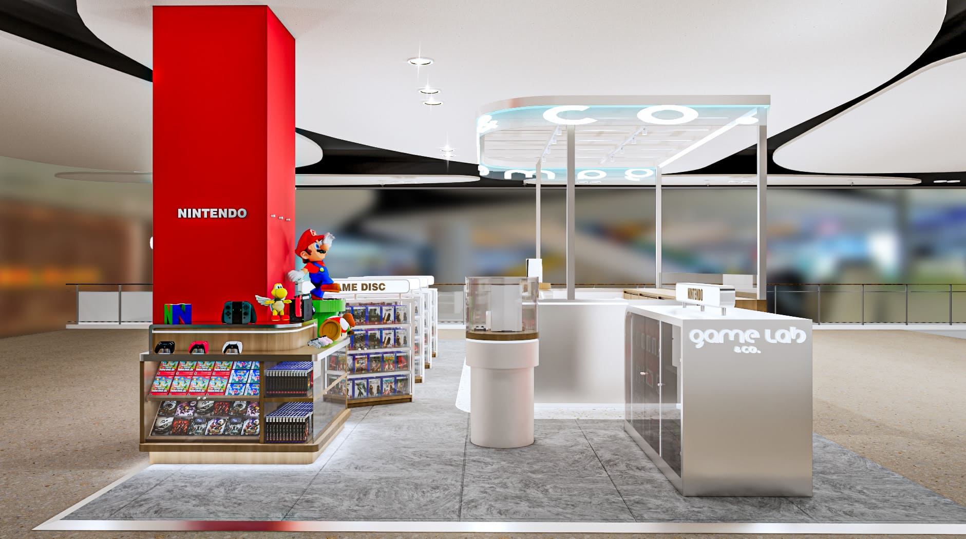 ออกแบบร้านเกมส์