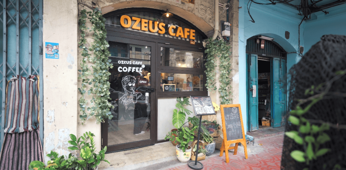 หน้าร้านกาแฟ ตกแต่งร้านกาแฟ